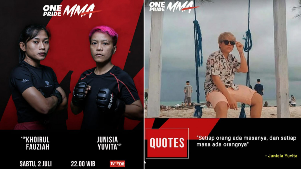 Dua Wanita Berani, Fauziah dan Yuvita, Adu Kuat Rebut Tiket Title Fight Onepride
            - galeri foto