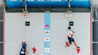 Turnamen di Eropa, Atlet Panjat Tebing Indonesia 2 Kali Pecahkan Rekor Dunia