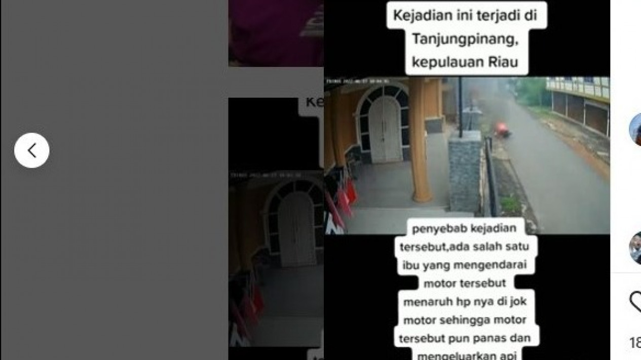 Hati-Hati! Akibat Menyimpan HP di Bagasi Jok, Dua Orang Ibu-ibu Panik saat Sepeda Motor yang Dikendarainya Keluarkan Api
            - galeri foto
