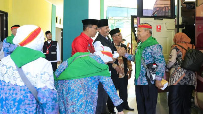 Jemaah Calon Haji dari Embarkasi Padang Kelompok Terbang Terakhir Sudah Masuk Asrama
