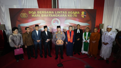 Doa Lintas Agama dari Polri untuk Indonesia yang Lebih Baik