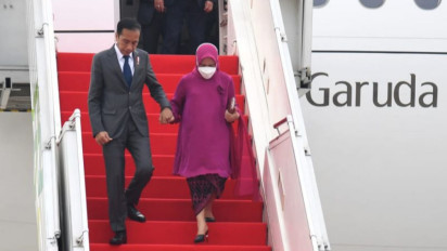 Kelar Kunjungan Empat Negara, Jokowi dan Ibu Negara Iriana Telah di Tanah Air