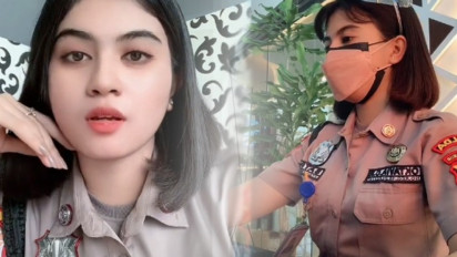 Kenalin Nih Satpam Cantik Asal Sidoarjo, Namanya Oktavia Chalik, di TikTok Oktavia Ngetop, Banyak Netizen 'Merengek' Minta Ditangkap