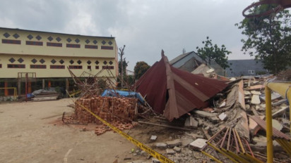 Polisi Periksa Tiga Saksi dalam Peristiwa Robohnya Gedung Sekolah di Palembang