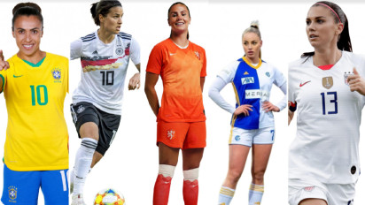 Ada Wanita Asia, Ini 11 Pesepakbola Perempuan Tercantik di Dunia