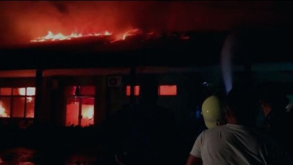 Memilukan, Begini Detik-detik RS Putri Hijau Medan Terbakar, Pasien Berhamburan