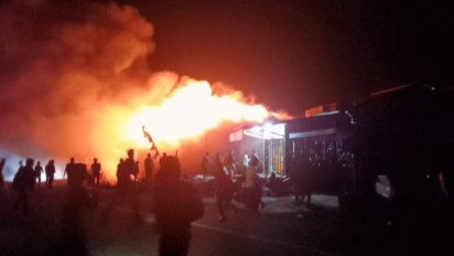 Lima Rumah Warga Bener Meriah Aceh Hangus Terbakar