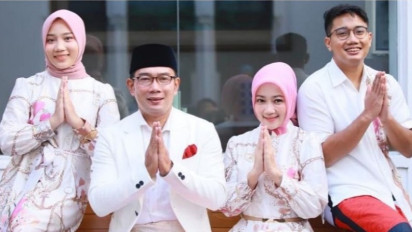 Berangkat Ke Baitullah 'Bersama Eril', Atalia: Bahagianya Kami Beribadah Berempat (Emil Eril Lia Zara)
