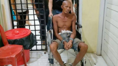 Ini Tampang Pelaku Mutilasi Anak Kandung di Indragiri Hilir, Kapolres Inhil: Tidak Alami Gangguan Jiwa  