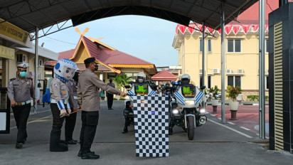 Satlantas Polres Dumai Gelar Road Safety Campaign Kampanye Keselamatan Berlalulintas