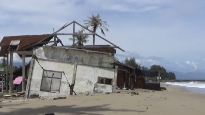 Diterjang Gelombang Tinggi, Tujuh Rumah Warga Aceh Barat Daya Rusak Parah