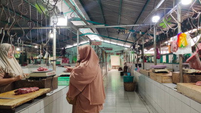 Jelang Iduladha, Pedagang Daging Mengeluh Sepi Pembeli, Penjualan Merosot Hingga 40%