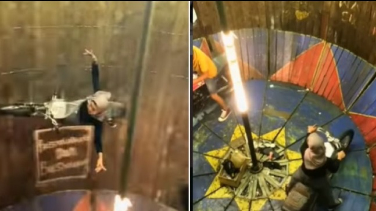 Viral! Aksi Wanita Berhijab Jadi Joki Atraksi Tong Setan, Netizen Sebut Yakin Sim-nya Nggak Nembak
            - galeri foto