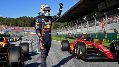 Verstappen Rebut Pole Sprint Race GP Austria Setelah Hamilton dan Russel Alami Kecelakaan