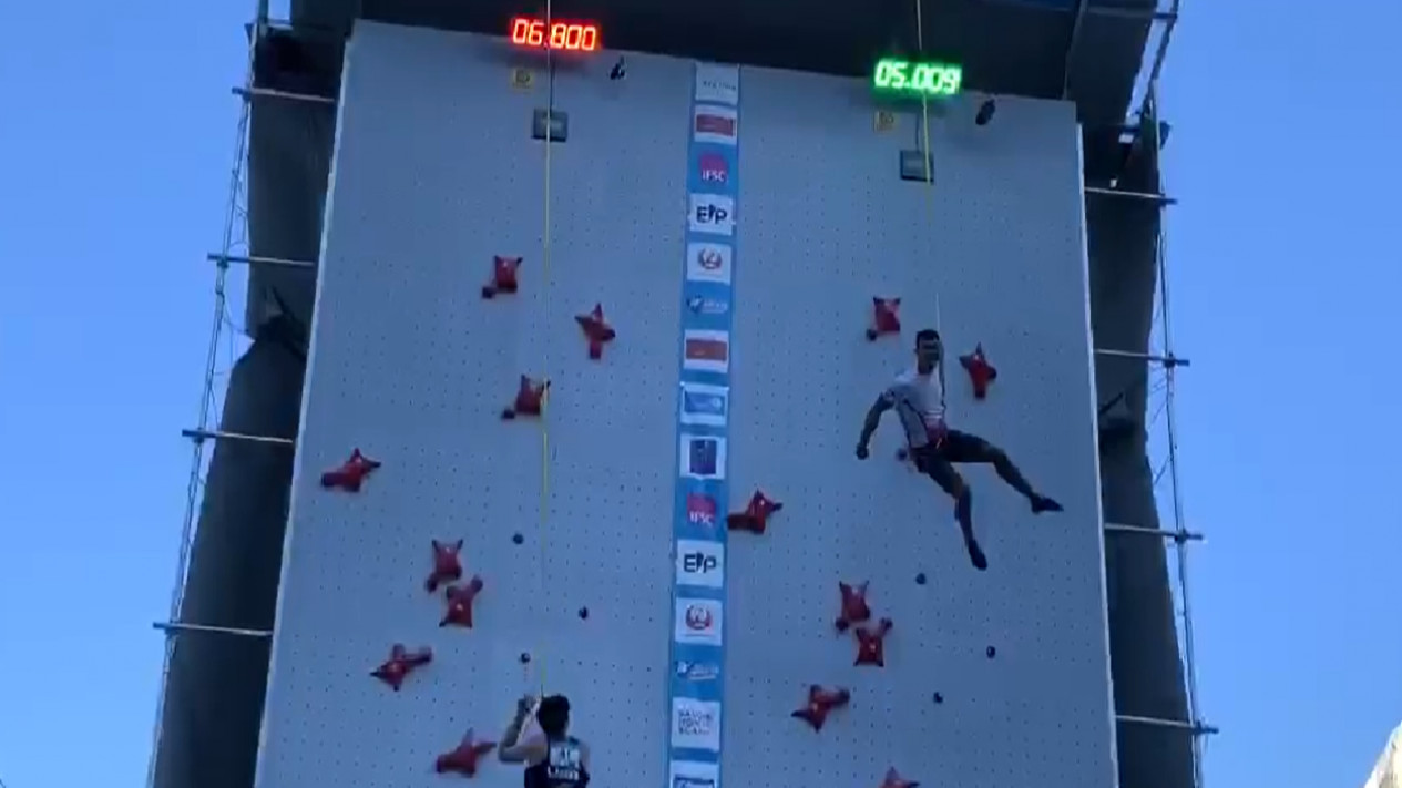 Salut, Kiromal Katibin Kembali Pecahkan Rekor Panjat Tebing di Piala Dunia
            - galeri foto