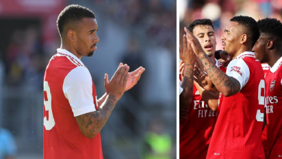 Jesus Semringah, Cetak Dua Gol Pada Laga Perdana Bersama Arsenal