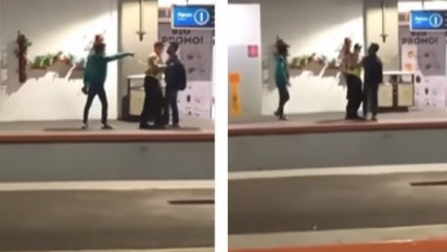 Viral! Video Keributan Dua Orang Penumpang Kereta di Stasiun, Petugas Keamana Turun Tangan untuk Melerai