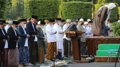 Salat Id di Simpang Lima Semarang, Ganjar Minta Warga Pastikan Hewan Kurbannya Sehat