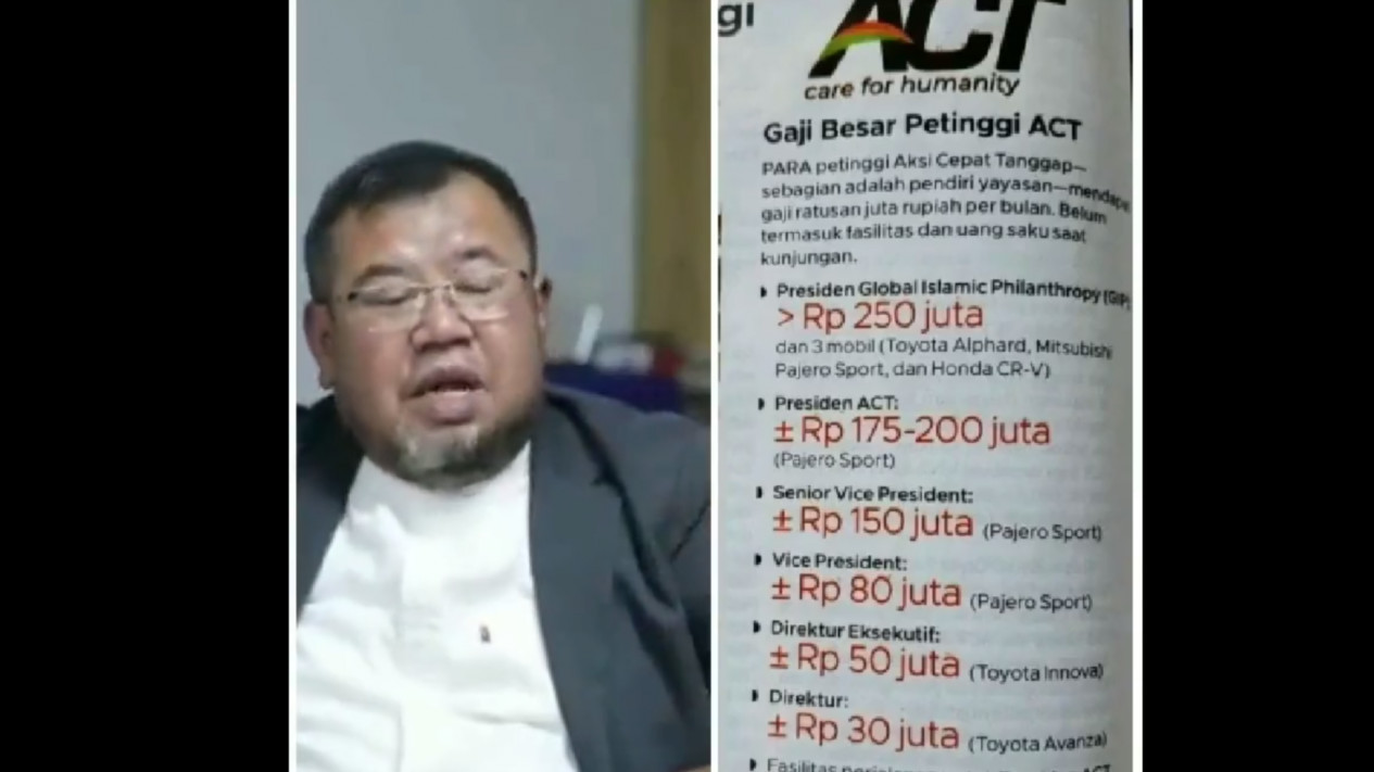Dugaan Penyelewengan Dana ACT,  Mantan Pengurus Ahyudin: Saya Ini Ustadz, Saya Hanya Mengambil Apa Yang Jadi Hak Saya
            - galeri foto