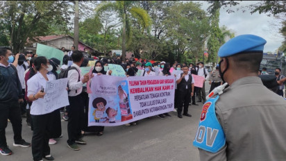 Eks Tekon Pemkab Kotim Kembali Menggelar Aksi Demo