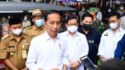 Ditanya Mengenai Mendag Zulhas Ajak Warga Memilih Anaknya, Jokowi Minta Zulkifli Hasan Urus Harga Minyak Goreng