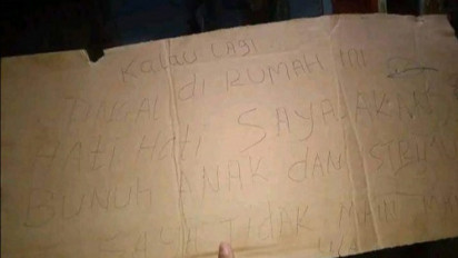 Satu Rumah di Duhiadaa Dibobol Maling, Pelaku Tinggalkan Pesan Ancaman