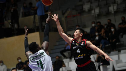 Hari Pertama, Timnas Bola Bakset Putra Indonesia Puncaki Klasemen Sementara Grup A FIBA Asia Cup 2022