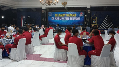 Jelang Piala AFF, Timnas U-16 'Sowan' Bupati Sleman