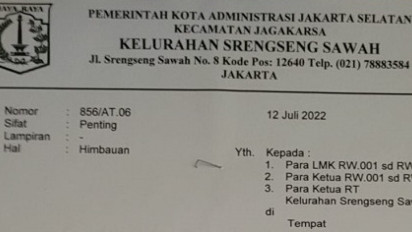 Anak Anggota DPRD Akan Gelar Resepsi Pernikahan di Setu Babakan, Tapi Warga Diimbau Jangan Melintas