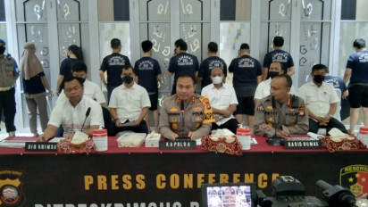 Ungkap Pertambangan Emas Tanpa Izin di 10 TKP, Polda Kalbar Sita Emas 68,9 Kilogram