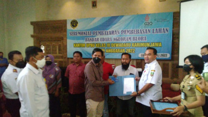 Perluasan Bandara Ngloram 3,4 Hektar, Warga di Blora Terima Ganti Untung Rp 14 Miliar