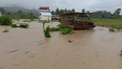 Penampakan Belasan Rumah Warga di Buol Terendam Banjir
