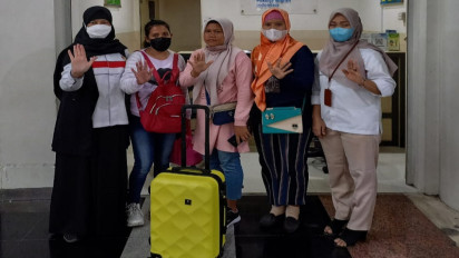 Petugas Bandara Kualanamu Deli Serdang Amankan Tiga Orang Wanita Calon Pekerja Migran Ilegal Tujuan Singapura
