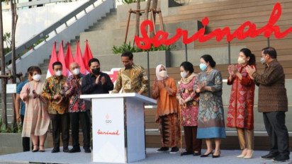 Presiden Jokowi Resmikan Wajah Baru Pusat Perbelanjaan Sarinah