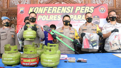 Polres Jepara Ringkus Komplotan Maling Tabung Gas Elpiji Lintas Kabupaten