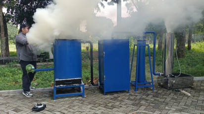 Mahasiswa FTI UII Kembangkan Alat Pengolah Sampah Popok Bayi Ramah Lingkungan