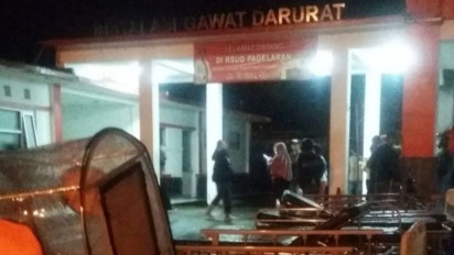 RSUD Pagelaran Cianjur Terbakar, Puluhan Pasien Dipindahkan