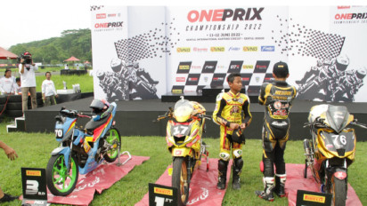 Bocah-bocah SD Kelas Beginner Adu Ambisi di Oneprix Putaran Pertama