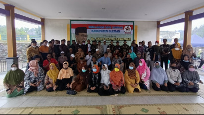 Relawan Jarnas Sleman deklarasi dukungan untuk Anies Baswedan capres 2024.