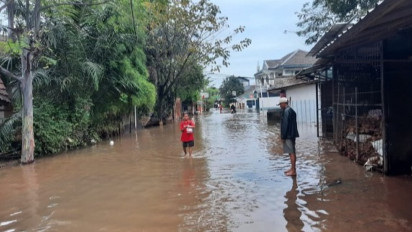 Setelah 16 Jam, Banjir di Ciledug Indah I Kota Tangerang Berangsur Surut