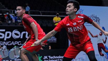 Fajar/Rian Hadapi Leo/Daniel di Final Singapore Open 2022