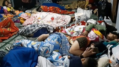 Pengungsi Banjir di Garut Mulai Terserang Penyakit