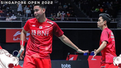 Kalahkan Fajar/Rian, Leo/Daniel Jadi Juara Singapore Open 2022
