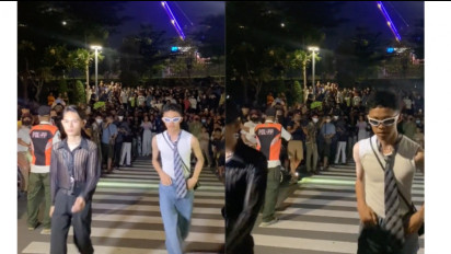 Viral ABG ´Citayam Fashion Week´ Lomba Jalan Catwalk di Zebra Cross Sudirman, Tuai Pujian Dari Netizen: Keren Banget, Harus Disupport!