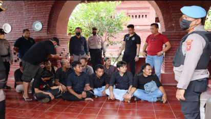 Tindak Tegas Premanisme, Polresta Cirebon Grebek Salah Satu Markas Ormas Amankan 26 Orang Oknum yang Bikin Onar