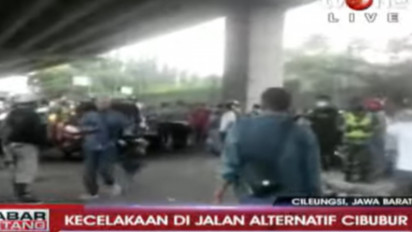 Situasi Terkini Kecelakaan Truk Tangki Pertamina Seruduk Mobil dan Motor di Cibubur, 8 Orang Dilaporkan Tewas