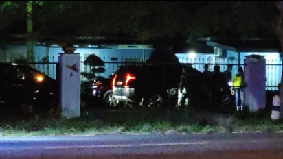 Rumah Dinas Lettu Pnb Allan Safitra Indera Pilot Pesawat Tempur T50i Mulai Didatangi Keluarga dan Dijaga Ketat