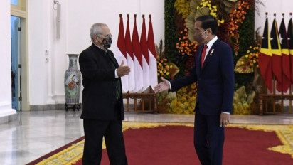 Presiden Joko Widodo Bertemu Presiden Timor Leste, Sepakat Tingkatkan Nilai Perdagangan