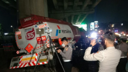Sopir dan Kernet Truk Tangki Pertamina Ditetapkan Sebagai Tersangka Kecelakaan Maut di Cibubur