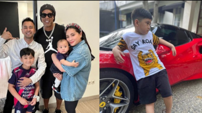 Tanggapan Nagita Slavina Soal Yel-yel Rafathar Nangis Usai Rans FC Kalah : Hey Kalian!